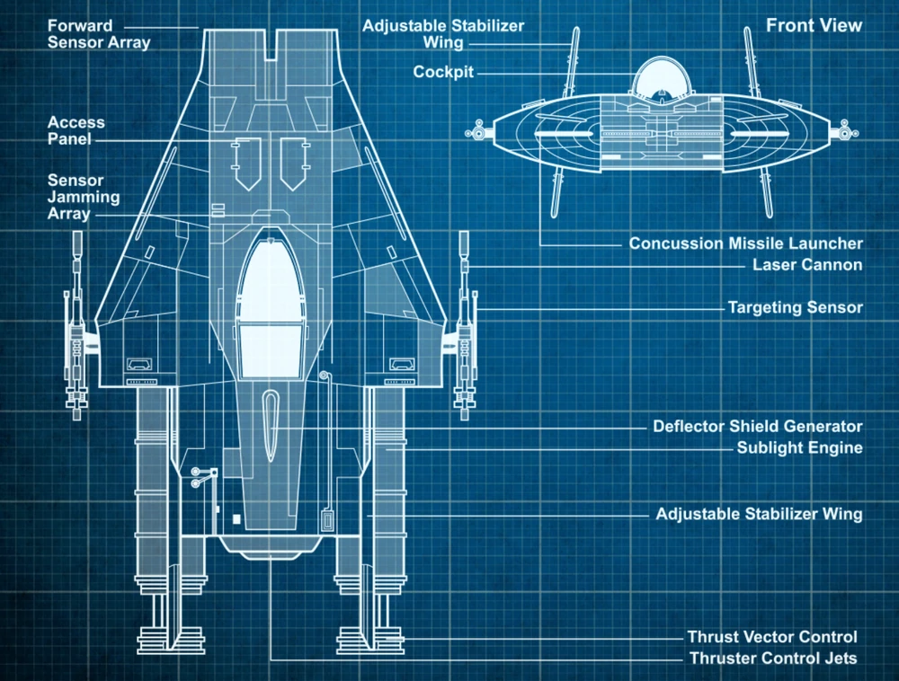 rz-1 a-wing schematics