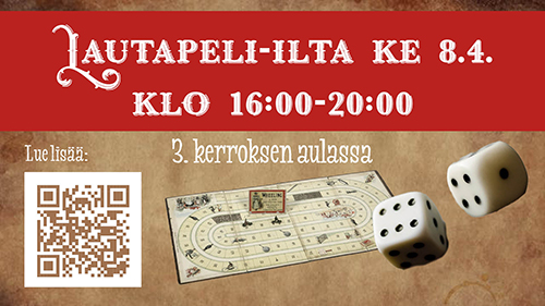 lautapeli-ilta mainos
