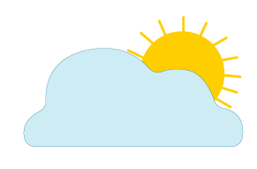 aurinko pilvessa
