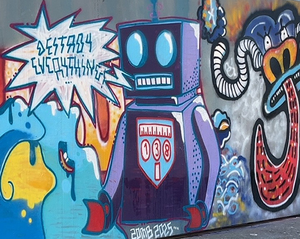 robootti graffitti
