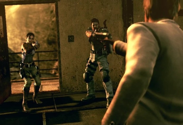 resident evil 5 cutscene, 3 hahmoa.