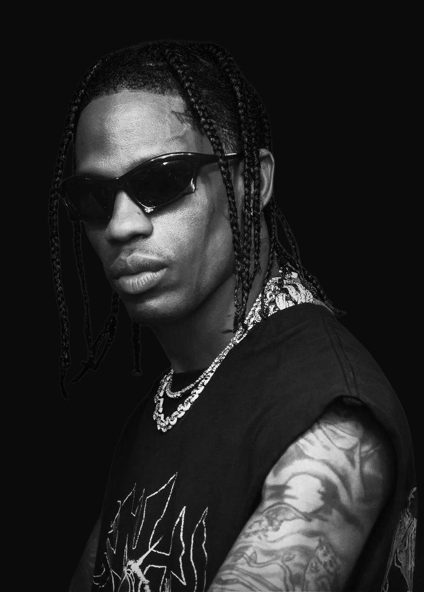 Travis Scott B&W